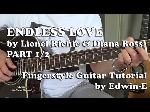 Endless Love by Lionel Richie - Fingerstyle Guitar Tutorial Cover Part 1