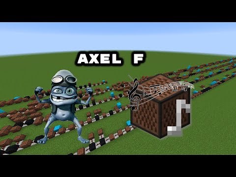 Minecraft: Axel F - Crazy Frog with Note Blocks