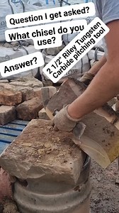 7.5K views · 49 reactions | What chisel do you use? #chisel #tools #stonework #workingman #reels | The Yorkshire Stone Dresser | Facebook