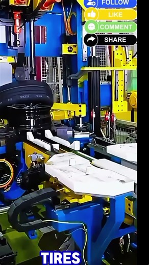 Precision in Motion: Racing Rim Installation by Robot"#technology#satisfyingvideo#viralvideo#shots