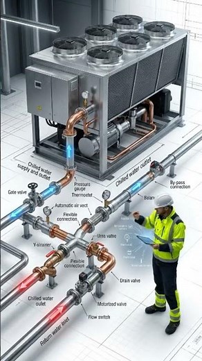 Air Cooled Chiller System Explained in Detail with video animation