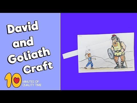 David and Goliath Craft Bible Activities for Kids