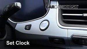 How to Set the Clock / Change Time on a 2017 Audi Q7 Premium 3.0L V6 Supercharged