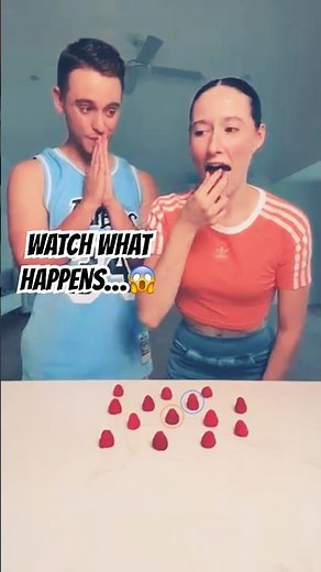 WASABI RASPBERRY CHALLENGE! 😂 ‪@JasminandJames‬