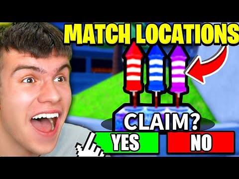 How To FIND ALL 10 MATCHES/MAP FIREWORK LOCATIONS In Roblox Toilet Tower Defense! NEW YEARS EVENT!