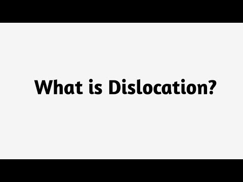 What is Dislocation ?