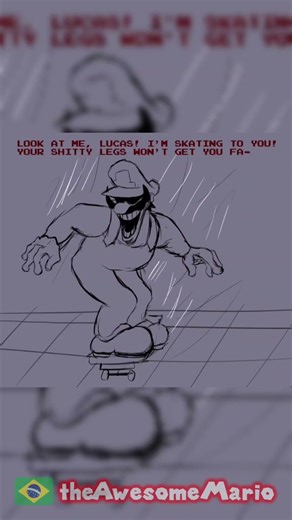 Olha pra mim Lucas! #dublagem #mx #mario85 #meme #mario