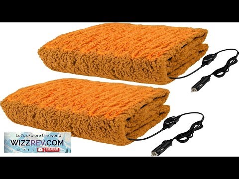 Stalwart Heated Blanket 2 Pack 12V Electric Blanket for Car RV or
