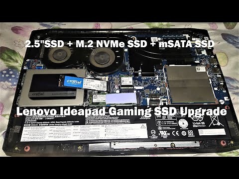 Lenovo Ideapad Gaming 3 SSD Upgrades | SATA and NVMe SSD