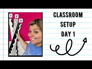 Classroom Setup Day 1 - 6th grade Math Teacher
