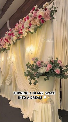 Before & After: Wedding Stage Makeover You’ll Love 💐