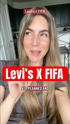 FIFI and the Levi’s logo 👻 #levis #fifa