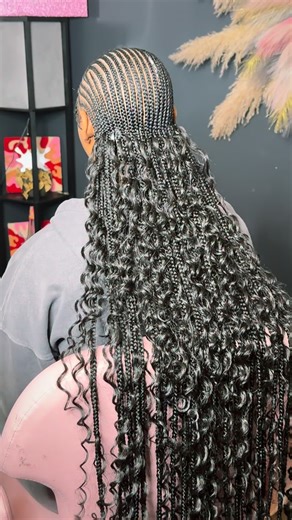 Sean 💗. on Instagram: "bby book me, ima keeper! These so cuteeee 😍🔥 - small sweetie braids ( + thigh length + boho ) added on! CLICK THE LINK IN BIO TO BOOK NOW!! 💓 _ _ _ _ Book with @seanlaidit 💗. _ _ _ _ #seanlaidit #charlottebraider #cltbraids #malestylist #malebraids"