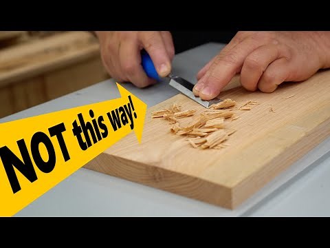 HOW To Flatten Boards Without A Jointer - Woodworking Tips