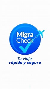 ✈️¡Con #MigraCheck agiliza tu paso por #MigracionesPerú 🇵🇪 en el nuevo aeropuerto Jorge Chávez! Crea tu cuenta por única vez para realizar tu prerregistro cada vez que salgas o entres al país. Revisa el video y aprende cómo activarlo 👉 | Ministerio del Interior del Perú