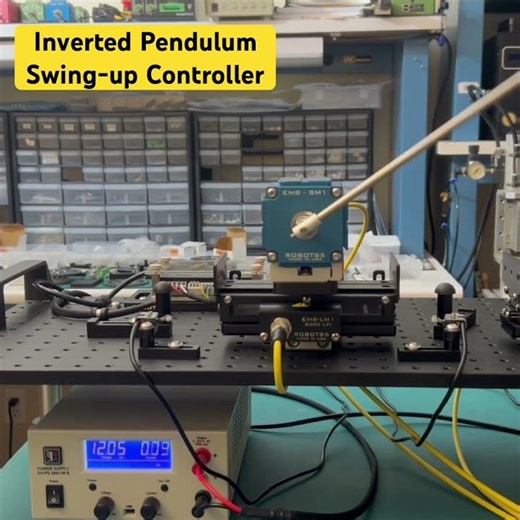 Swing-Up for Inverted Pendulum with LQR controller #controlsystems #engineeringeducation