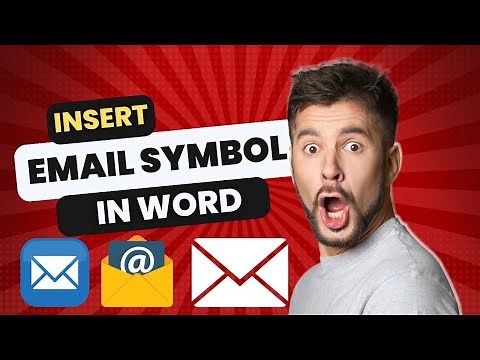 How to Insert Email Symbol in Word (2 Uniqeu Methods)