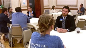 Young Erie Professionals hold 'speed-dating' style 'Meet the Candidates' forum