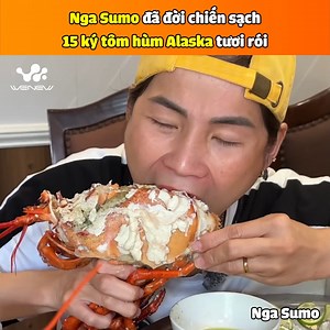 3M views · 26K reactions | Tôm hùm mà ăn nguyên con thì đã biết bao ------ Nguồn: Nga Sumo Bản quyền được bảo vệ và quản lý bởi WeNew #WeNew #WenewNetwork #wenew #ngasumo #NSM #NWT #mukbang | WeNew Network | Facebook