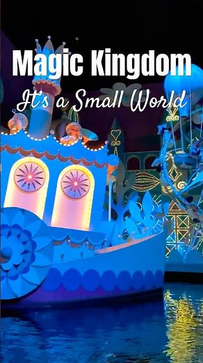 It’s a Small World Ride Magic Kingdom Disney World