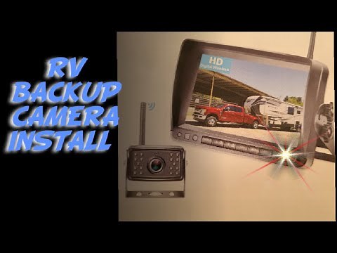 yakry y31 rv backup camera Install w/ Furrion adapter plate and cable