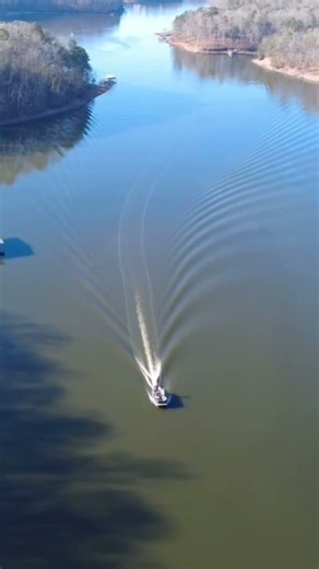 Drone footage of lake Sidney Lanier
