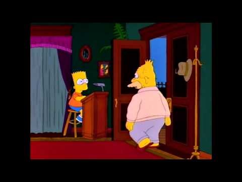 Grandpa Simpson Enter Exit
