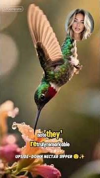Hummers The Only Birds That Fly Backwards? #HummingbirdFacts #BirdFlight #UniqueBirds #AnimalAcrobat