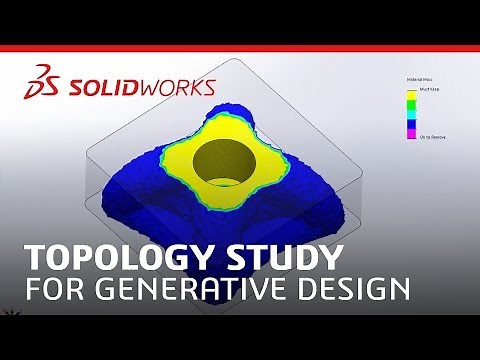 Topology Study in SOLIDWORKS Simulation 2018 - Mounting Bracket