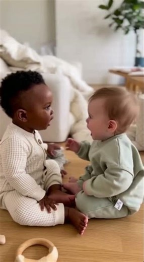 Two Babies Arguing in Their Own Language! 😂👶👶 | Cute Real 4K Home Video