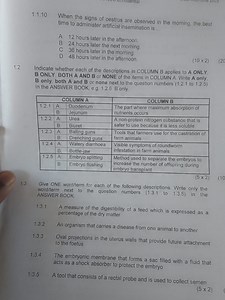 1.When the signs of oestrus are observed in the morning, the b... | Filo