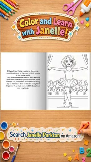 Children dancing coloring pages with ballet and movement scenes