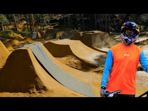 TESTING NEW BIKE PARK JUMP LINES!!