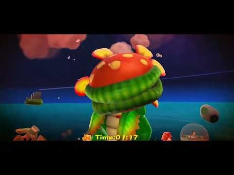 Super Mario Galaxy - Speed Run Dino Piranha battle