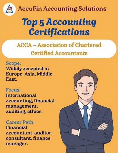 Top 5 Accounting Certifications | ACCA – Association of Chartered Certified Accountants