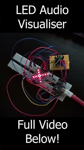 I made a LED Audio Visualizer