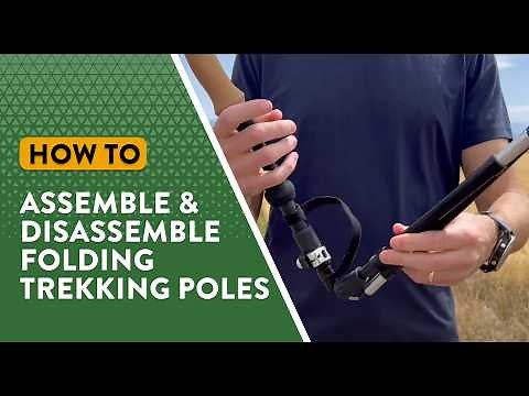 How to Assemble & Disassemble Folding Trekking Poles or Z-Style Hiking Poles