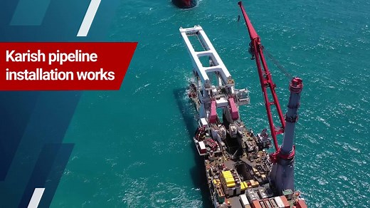 Another key milestone has been achieved on the Energean Karish and Tanin Development project, offshore Israel. We successfully completed laying of the Gas Sales Pipeline and the main deep water installations of the subsea production systems. The pipeline, excluding the beach pull, was laid at an average rate of 4,578 meters per day, representing a world-class performance. Overall progress on the Karish Development project is now about 80% complete. Well done, #TeamTechnipFMC! | TechnipFMC