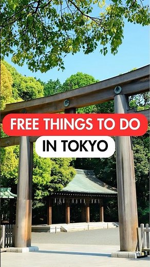 BEST FREE Things to Do in TOKYO🇯🇵 #japan #japantravel #tokyo