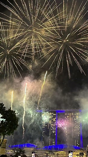 Fire Work by Disney #marinabaysandssingapore #disney