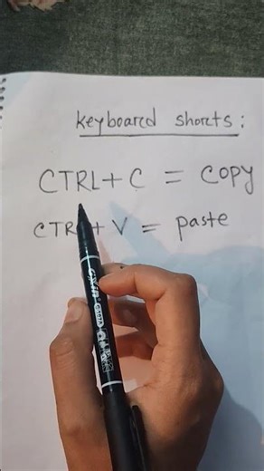 Computer copy paste keyboard shortcuts key #computer #shorts #keyboard #2026short