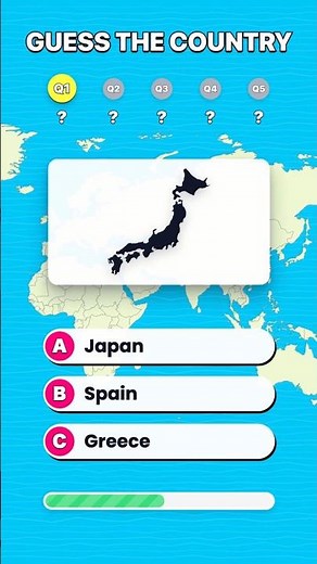 Country Outline Challenge: Can You Score 5/5? #geograck