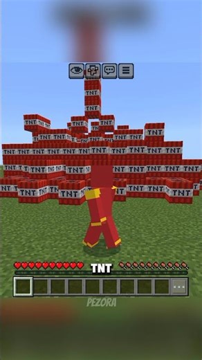 Gw NGELEDAKIN TNT di hp gw🤯 #minecraft #mojang #Pezora