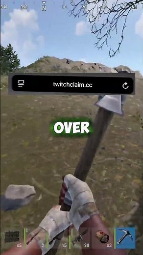 💎 official Rust & Twitch event are handing out rare Rust items with Twitch drops! :)