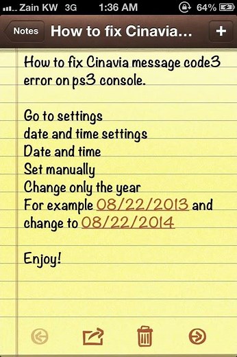 How to fix cinavia message code 3 error on ps3