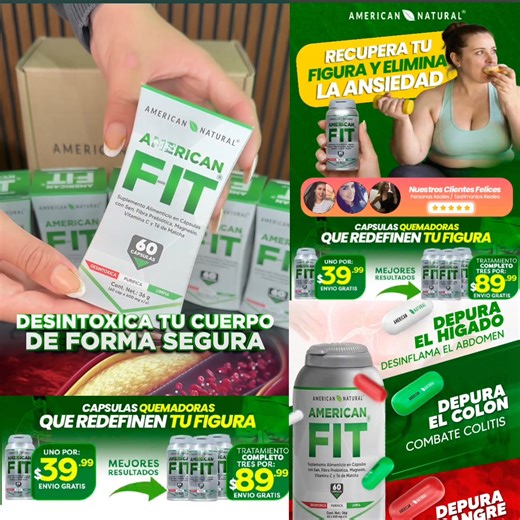 💬 “Yo tenía rollitos, estaba inflamada y no me sentía bien conmigo misma. Desde que comencé a tomar American Fit, mi abdomen está más plano, me siento desinflamada y con más energía. Lo recomiendo al 100%. ¡Sí funciona!” 📈 ¡Miles ya lo están usando con resultados visibles desde los primeros días! 📦 Envío GRATIS Pago contra entrega en todo Ecuador 🕘 ¡Haz tu pedido ahora y empieza tu cambio hoy mismo! ✍️ Ordena ahora y dale a tu cuerpo el impulso que necesita. | Cyberdrop Mercado Online