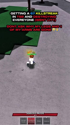 Crazy Kill Streak in TSB Gameplay