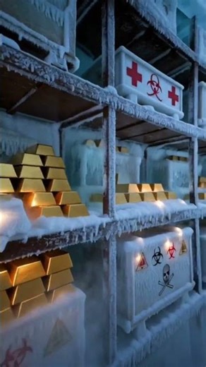 wow 😲 Arctic ICE Vault Discovery #short