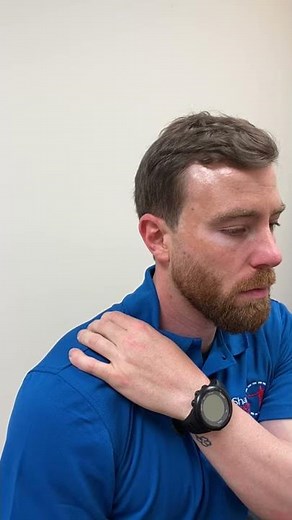 Upper trapezius self massage