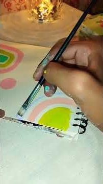 Satisfying Boho Abstract Art Using Pastels 🎨✨ #shorts #aesthetic